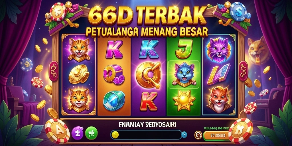 Gameplay seru dalam permainan Slot 66D yang penuh warna.