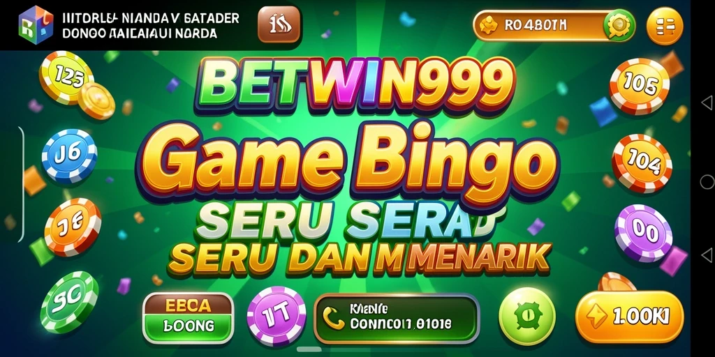 Tampilan menarik dari gameplay Bingo di BETWIN999.