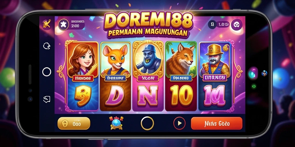 Tampilan menarik dari gameplay Slot DOREMI88.