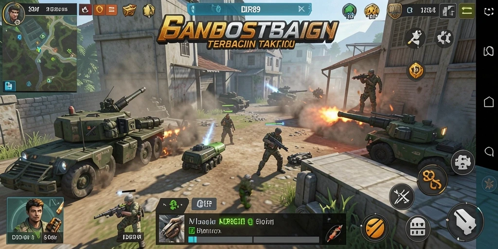 Screenshot IDR89 menampilkan serangan strategis dalam pertempuran epik.