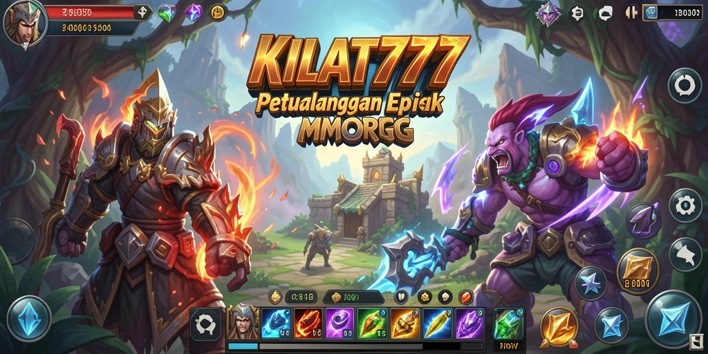 Tampilan gameplay KILAT777 yang menakjubkan dalam dunia MMORPG.