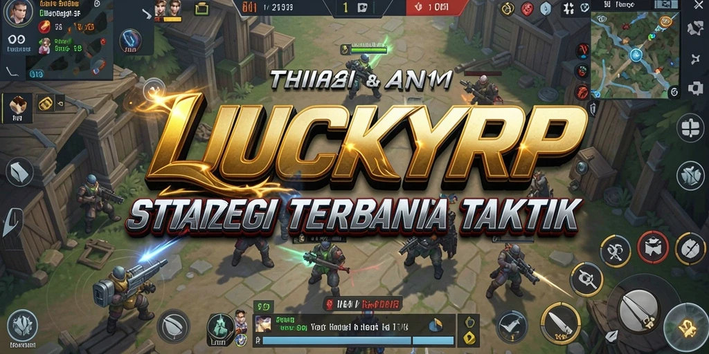 Tampilan gameplay mendebarkan dari LUCKYRP yang penuh strategi.