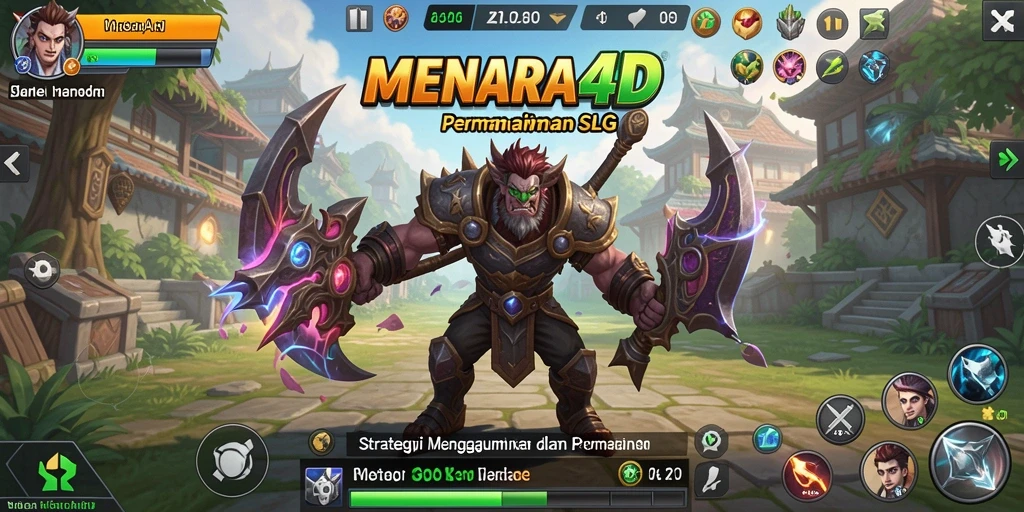 Tampilan gameplay seru dari MENARA4D dengan strategi mendalam.
