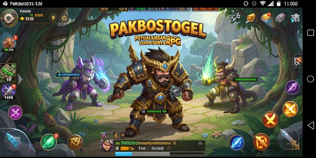 Tampilan gameplay seru PAKBOSTOGEL di dunia RPG.