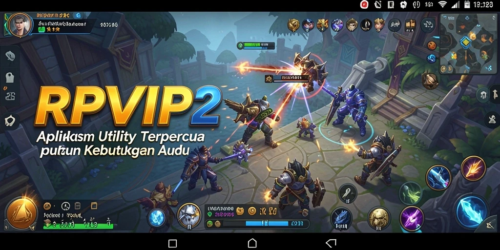 Tampilan utama RPVIP2 dengan fitur-fitur Utility yang lengkap.