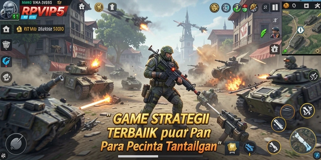 Tampilan gameplay RPVIP5 yang menegangkan dan strategis.
