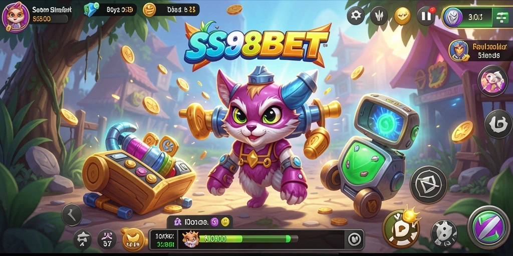 Screenshot utama SS88BET menampilkan aksi gameplay simulasi yang seru.
